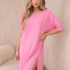 Oversize dress light pink