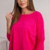 Oversize fuchsia blouse