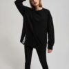Oversize sweatshirt with a slogan
