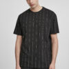 Oversized Pinstripe Tee black