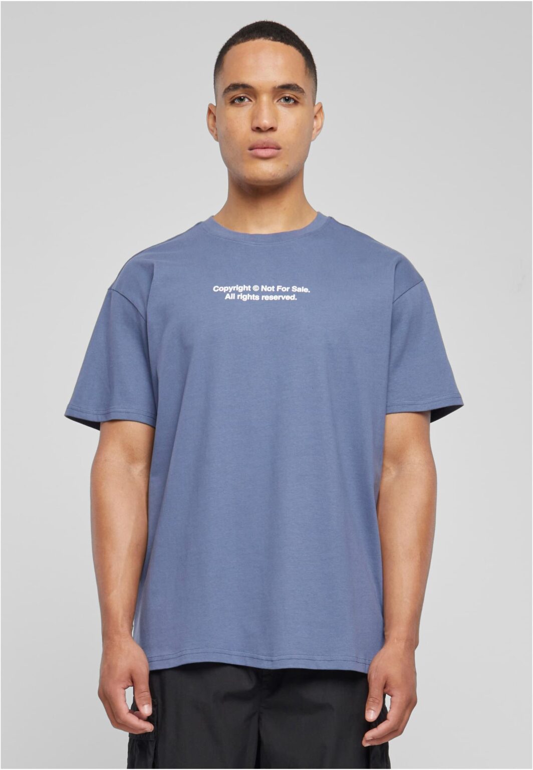 Oversized T-shirt with fingerprints