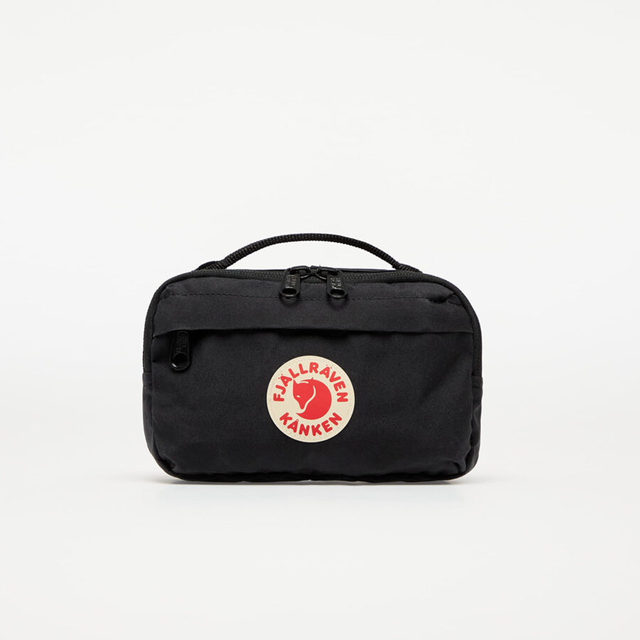 Övtáska Fjällräven Kånken Hip Pack Black 2 l-alacsony-ár