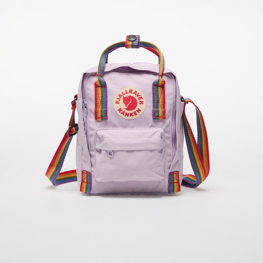 Övtáska Fjällräven Kånken Rainbow Sling Pastel Lavender Universal-alacsony-ár