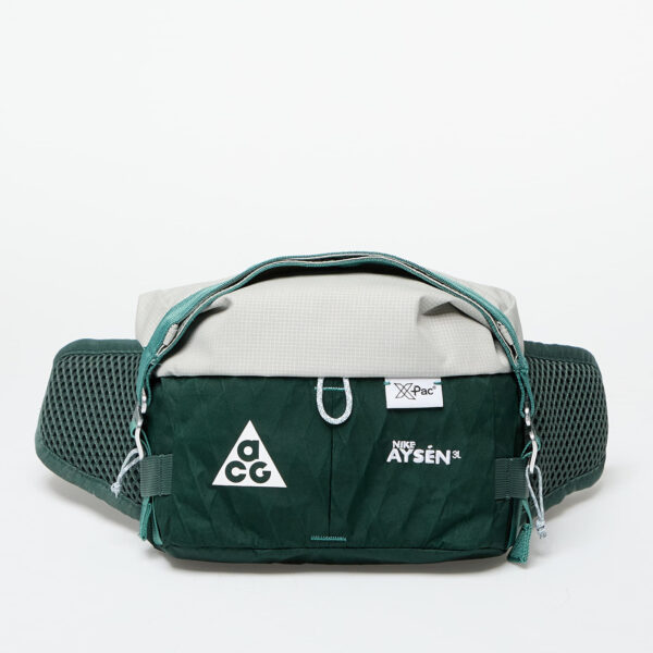 Övtáska Nike ACG Aysén Hip Pack Vintage Green/ Light Iron Ore/ White 3 l-alacsony-ár