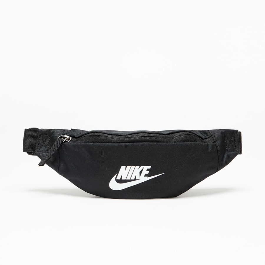 Övtáska Nike Heritage Waistpack Black/ Black/ White 1 l-alacsony-ár