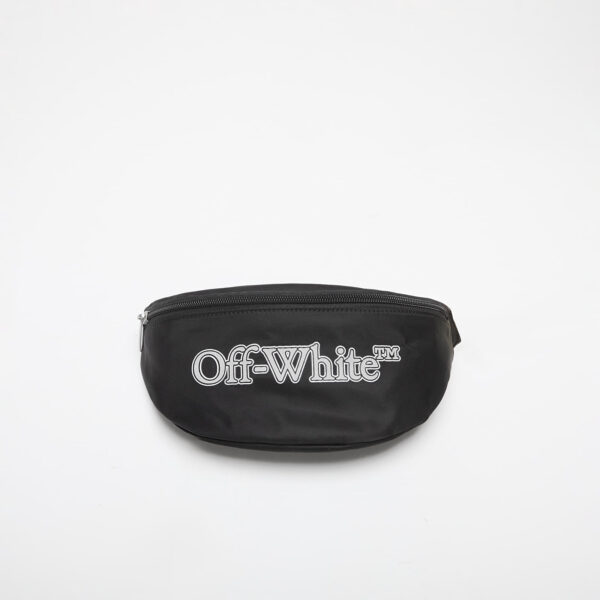 Övtáska Off-White Kids Big Bookish Funny Belt Bag Black/ Reflective Universal-alacsony-ár