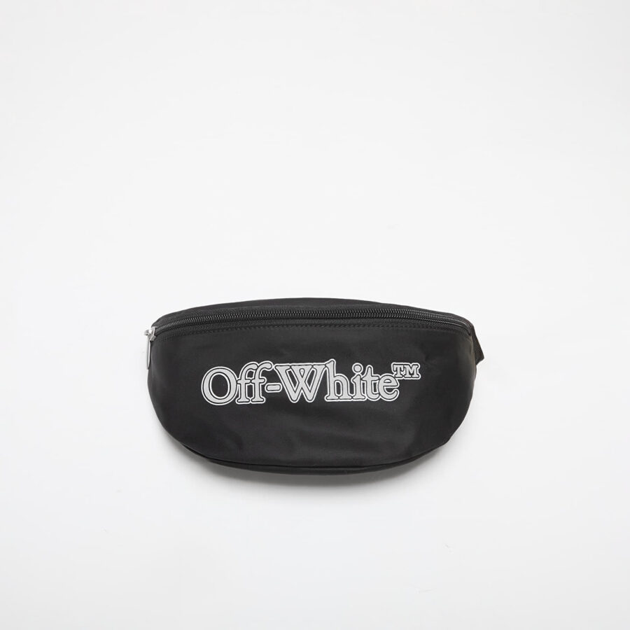 Övtáska Off-White Kids Big Bookish Funny Belt Bag Black/ Reflective Universal-alacsony-ár