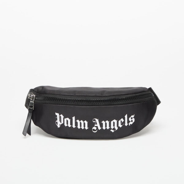 Övtáska Palm Angels Over Logo Fannypack Black/ White Universal-alacsony-ár