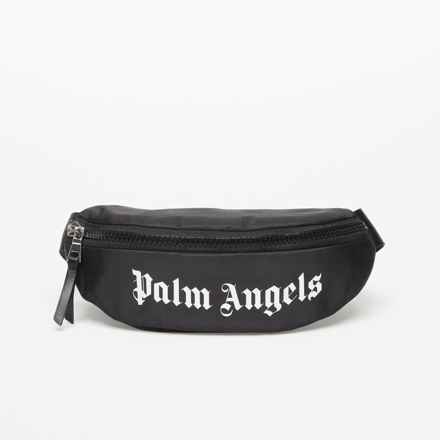 Övtáska Palm Angels Over Logo Fannypack Black/ White Universal-alacsony-ár