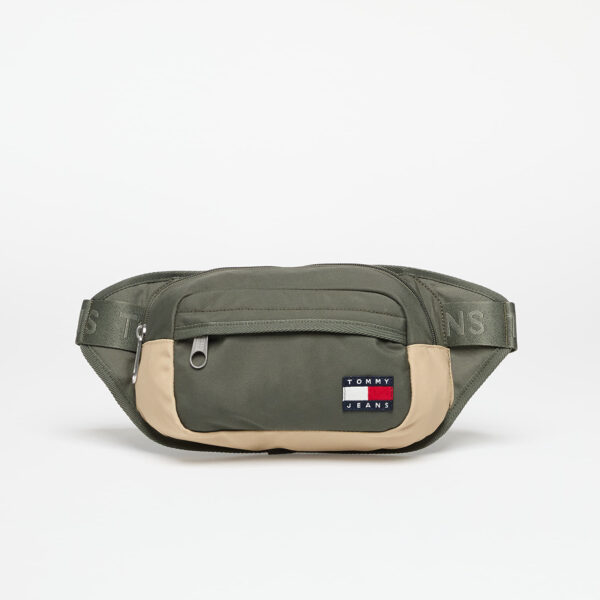 Övtáska Tommy Jeans Essential Daily Bumbag Green Universal-alacsony-ár