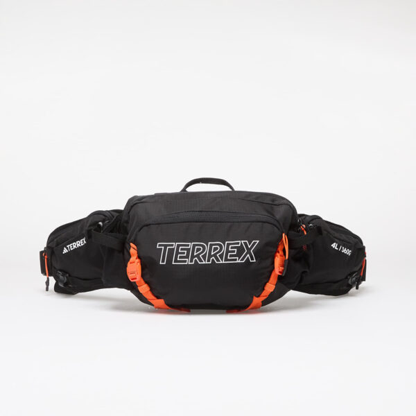 Övtáska adidas Terrex Aeroready Waist Pack 4 L Black/ White/ Impact Orange 4 l-alacsony-ár