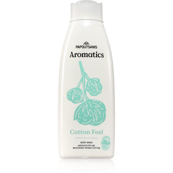 PAPOUTSANIS Aromatics Cotton Feel gyengéd tusfürdő gél 650 ml-Ár