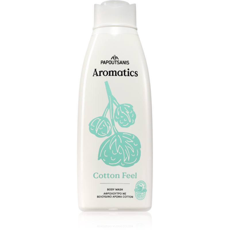 PAPOUTSANIS Aromatics Cotton Feel gyengéd tusfürdő gél 650 ml-Ár