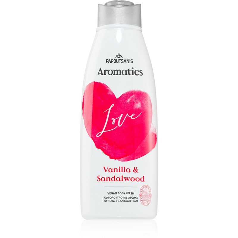 PAPOUTSANIS Aromatics Love felfrissítő tusfürdő gél 600 ml-Ár