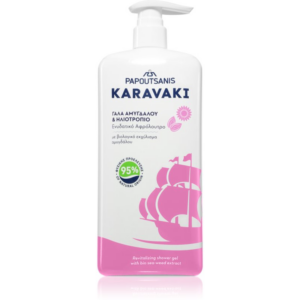 PAPOUTSANIS Karavaki Almond Milk & Sunflower tusfürdő gél 750 ml-ár