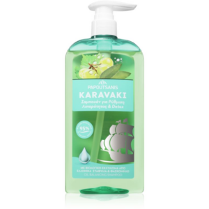 PAPOUTSANIS Karavaki Control & Detox sampon zsíros és száraz fejbőrre 600 ml-ár