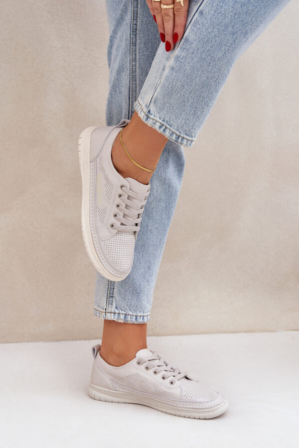 PE1 Női Bőrsneaker Szürke Cloesa