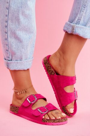 PE1 Női csúszdák Corck Fuchsia Si Senoron