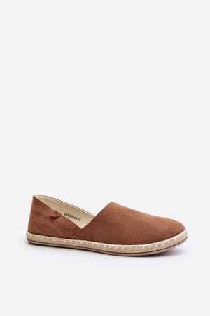 PE1 Női velúr Espadrilles barna Vulcano