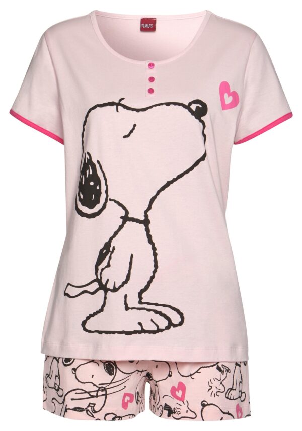 PEANUTS Rövidek  rózsaszín / neon-rózsaszín / fekete-hu
