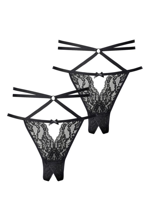 PETITE FLEUR GOLD Nyitott hátú ruhák  fekete-hu