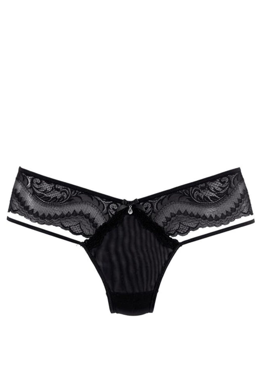 PETITE FLEUR GOLD String bugyik  fekete
