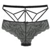 PETITE FLEUR GOLD String bugyik  fekete-hu