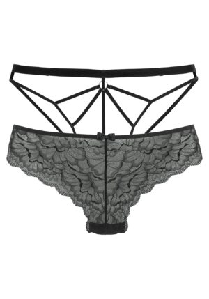 PETITE FLEUR GOLD String bugyik  fekete-hu