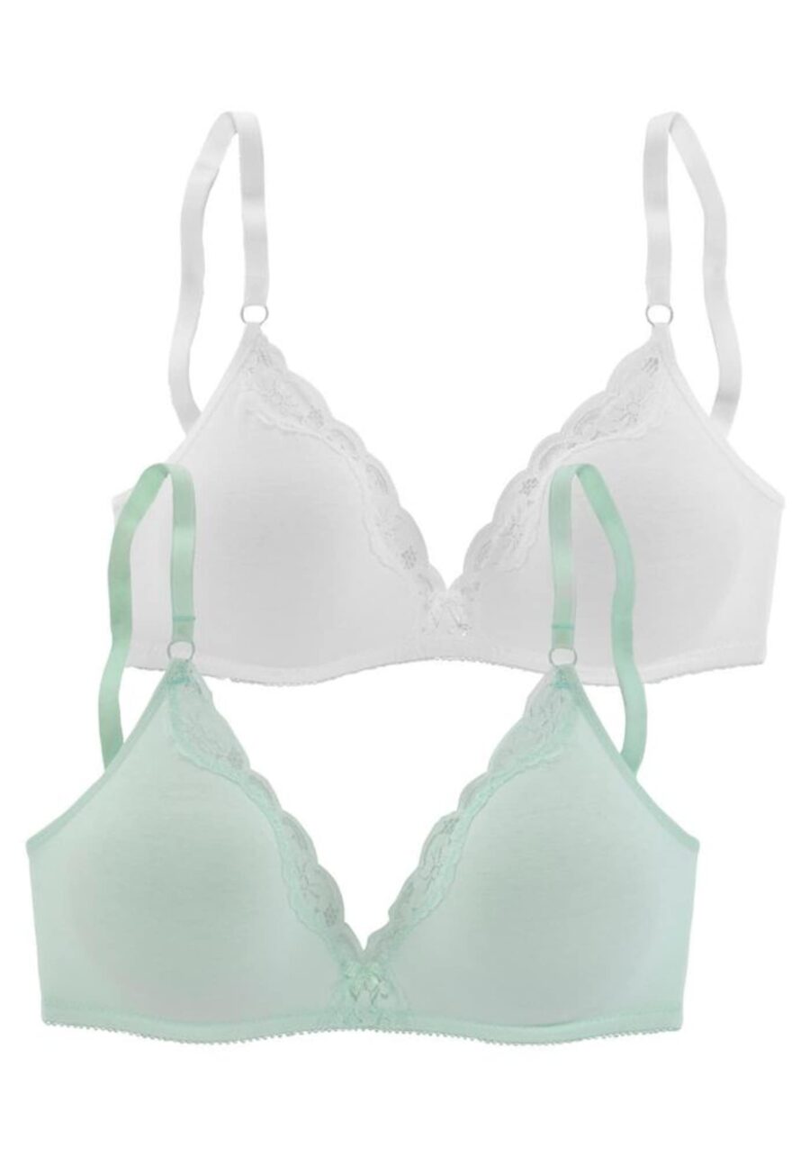 PETITE FLEUR Melltartó  menta / fehér-hu