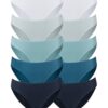PETITE FLEUR Slip  éjkék / azúr / világoskék / benzin / fehér