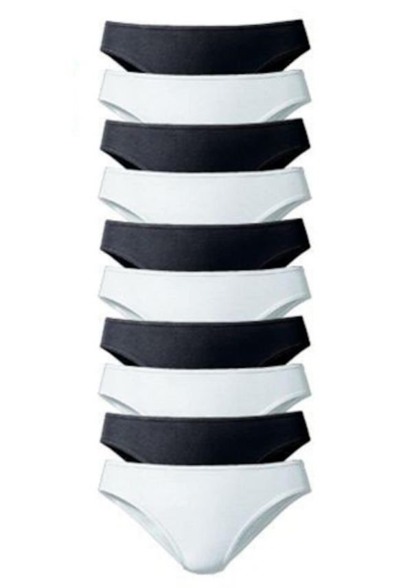 PETITE FLEUR Slip  fekete / fehér-Hungary