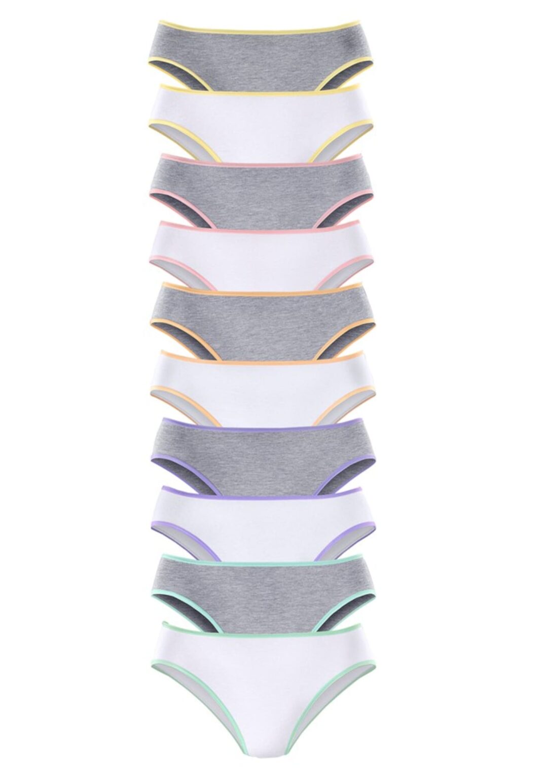 PETITE FLEUR Slip  szürke / fehér