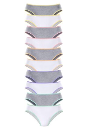 PETITE FLEUR Slip  szürke / fehér