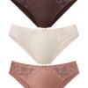 PETITE FLEUR Slip  testszínű / csokoládé / púder