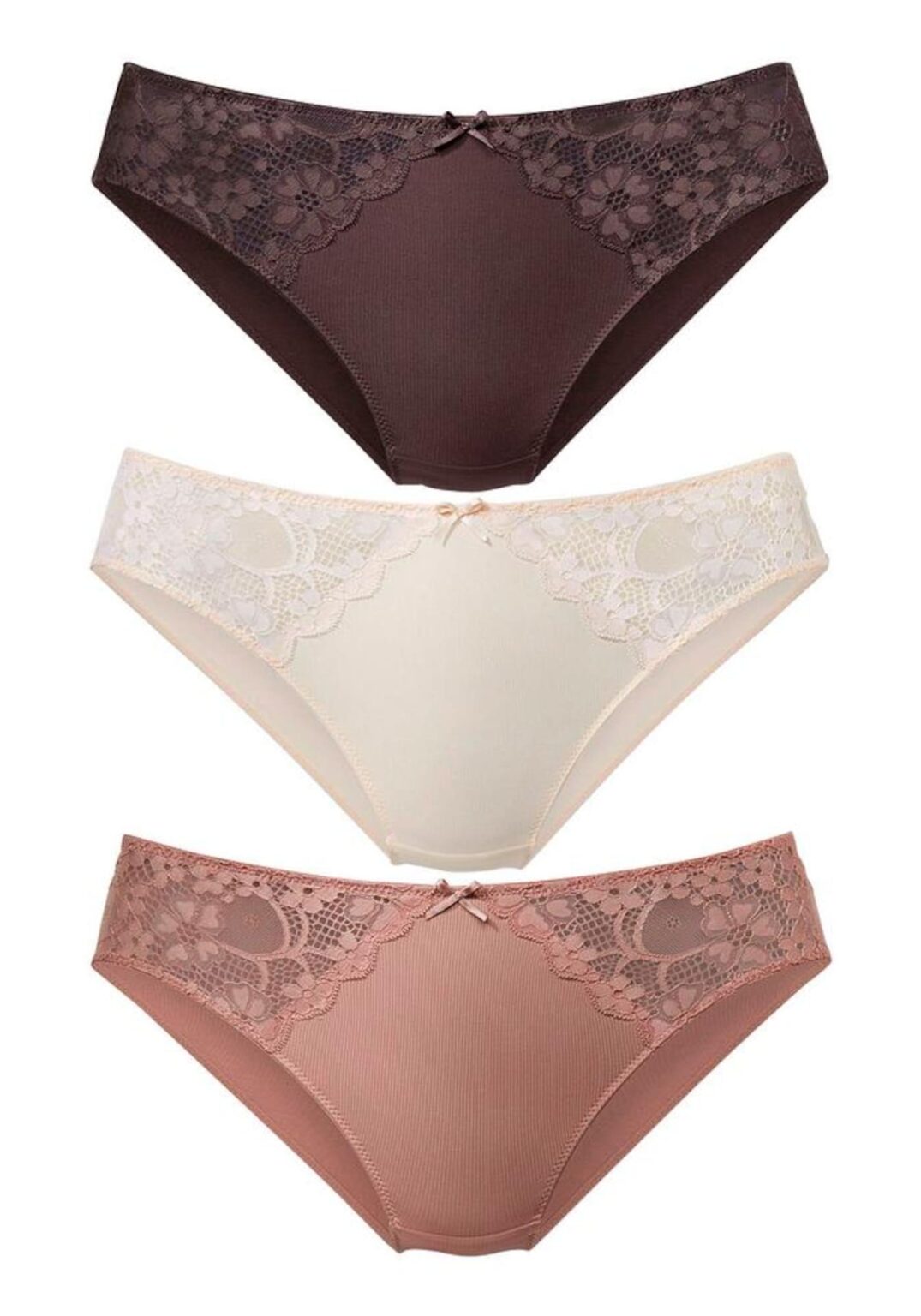 PETITE FLEUR Slip  testszínű / csokoládé / púder