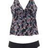 PETITE FLEUR Tankini  vegyes színek / fekete