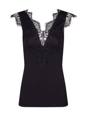 PIECES Top 'Ilu'  fekete