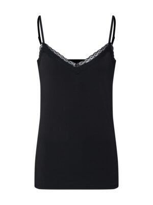 PIECES Top 'Kate'  fekete