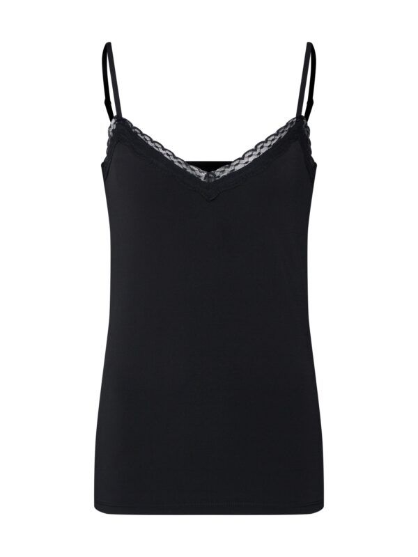 PIECES Top 'Kate'  fekete