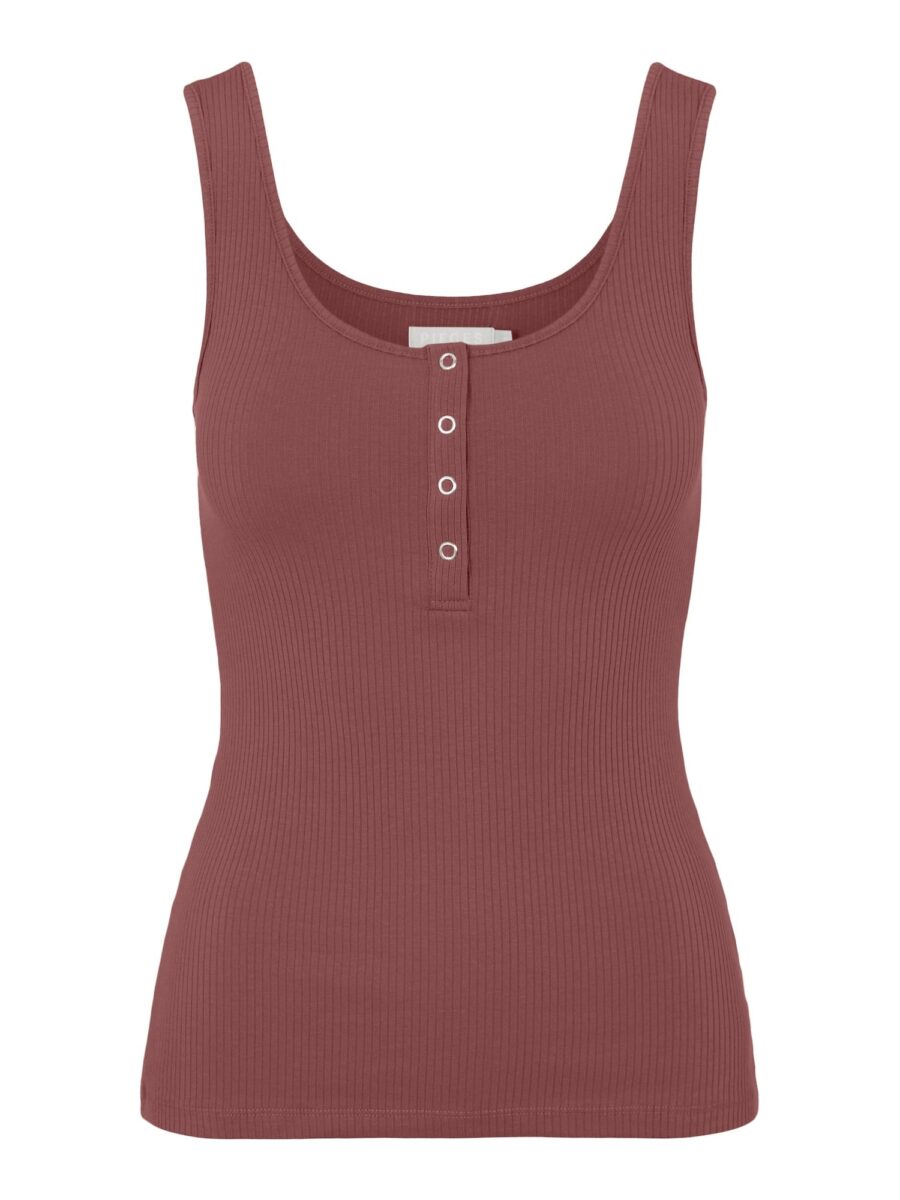PIECES Top 'PCKitte'  gesztenyebarna-hu