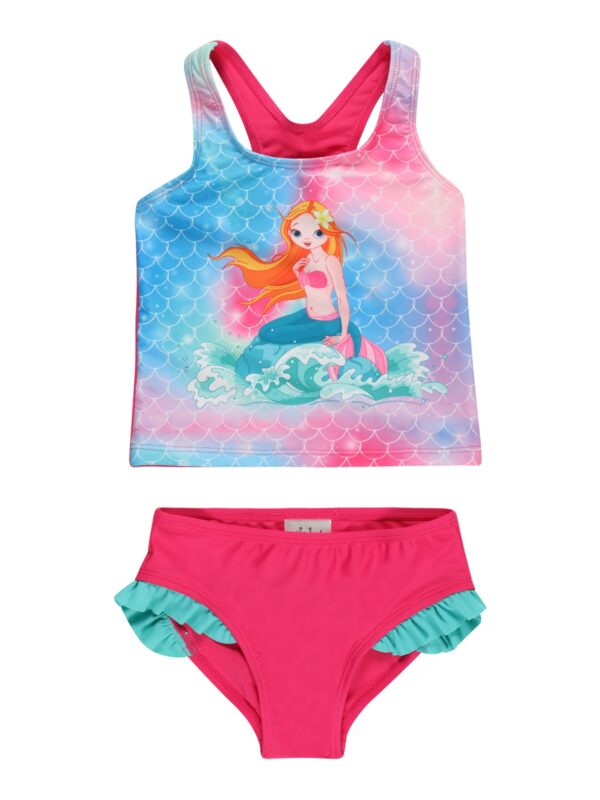 PLAYSHOES Bikini  világoskék / aranysárga / rózsaszín