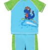 PLAYSHOES Fürdőruhák 'DINO'  égkék / világoskék / zöld / piros-hu