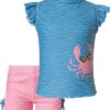 PLAYSHOES Fürdőruhák 'Krebs'  kék / arany / rózsaszín / fehér-hu