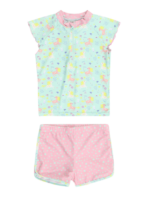 PLAYSHOES Fürdőruhák  pasztellzöld / rózsaszín-Hungary