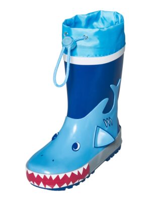 PLAYSHOES Gumicsizmák 'Hai'  kék / világoskék / piros / fehér-hu