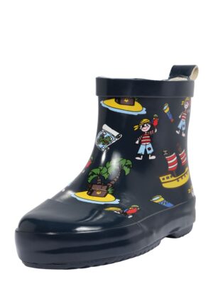 PLAYSHOES Gumicsizmák  sötétkék / barna / sárga / piros-hu