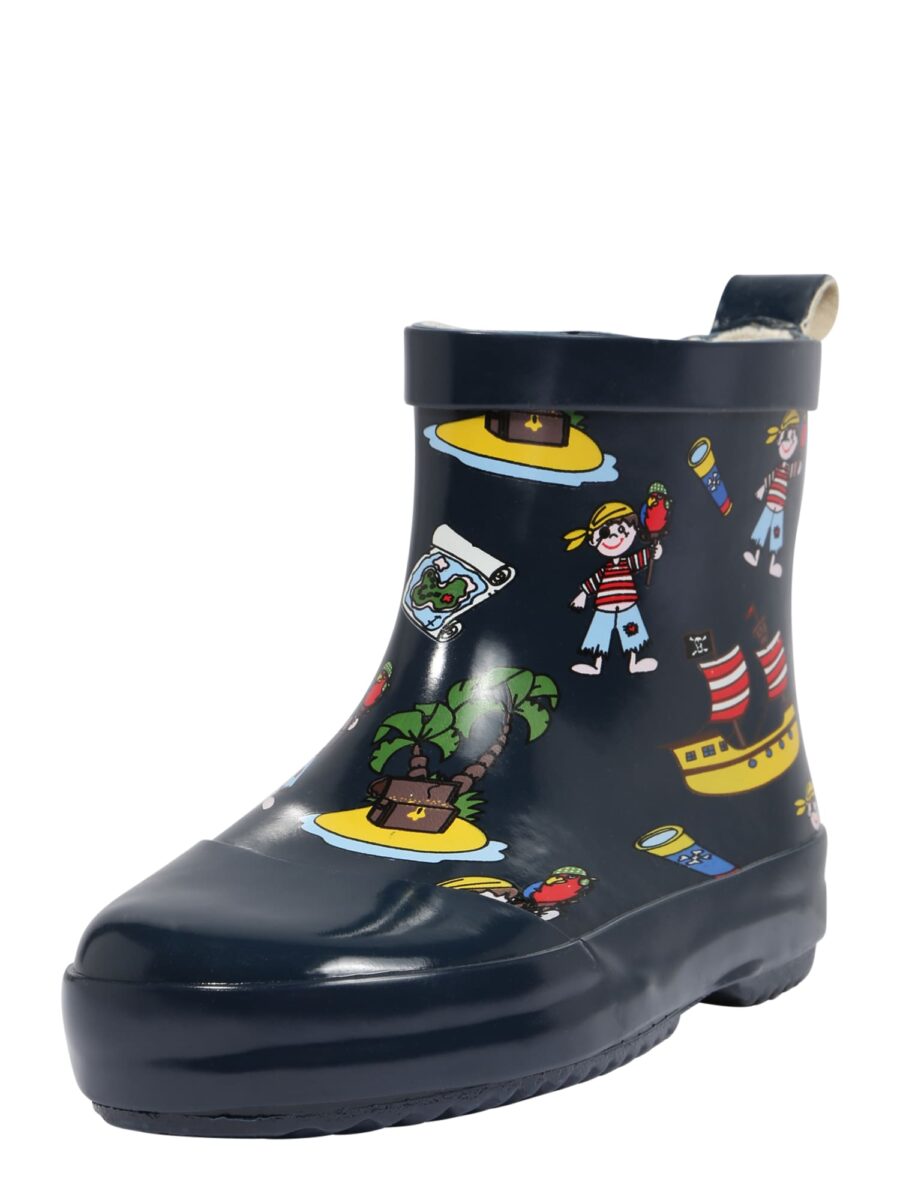 PLAYSHOES Gumicsizmák  sötétkék / barna / sárga / piros-hu