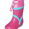 PLAYSHOES Gumicsizmák  türkiz / rózsaszín-hu