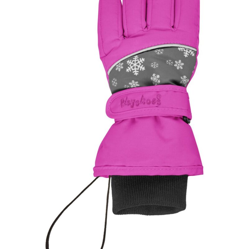 PLAYSHOES Kesztyűk  szürke / fukszia / fekete / fehér-hu