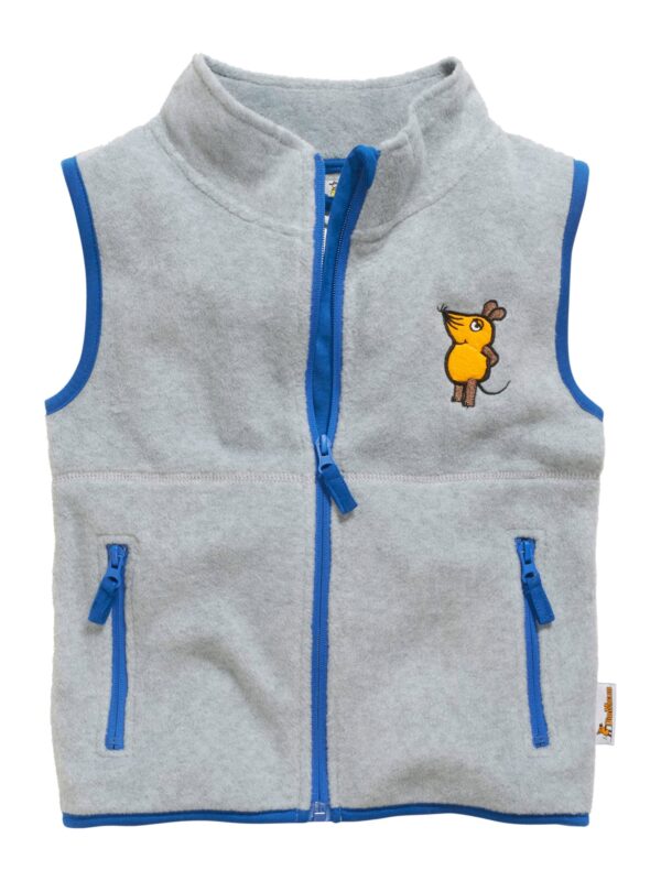 PLAYSHOES Mellény 'DIE MAUS'  királykék / citrom / sáfrány / szürke-hu